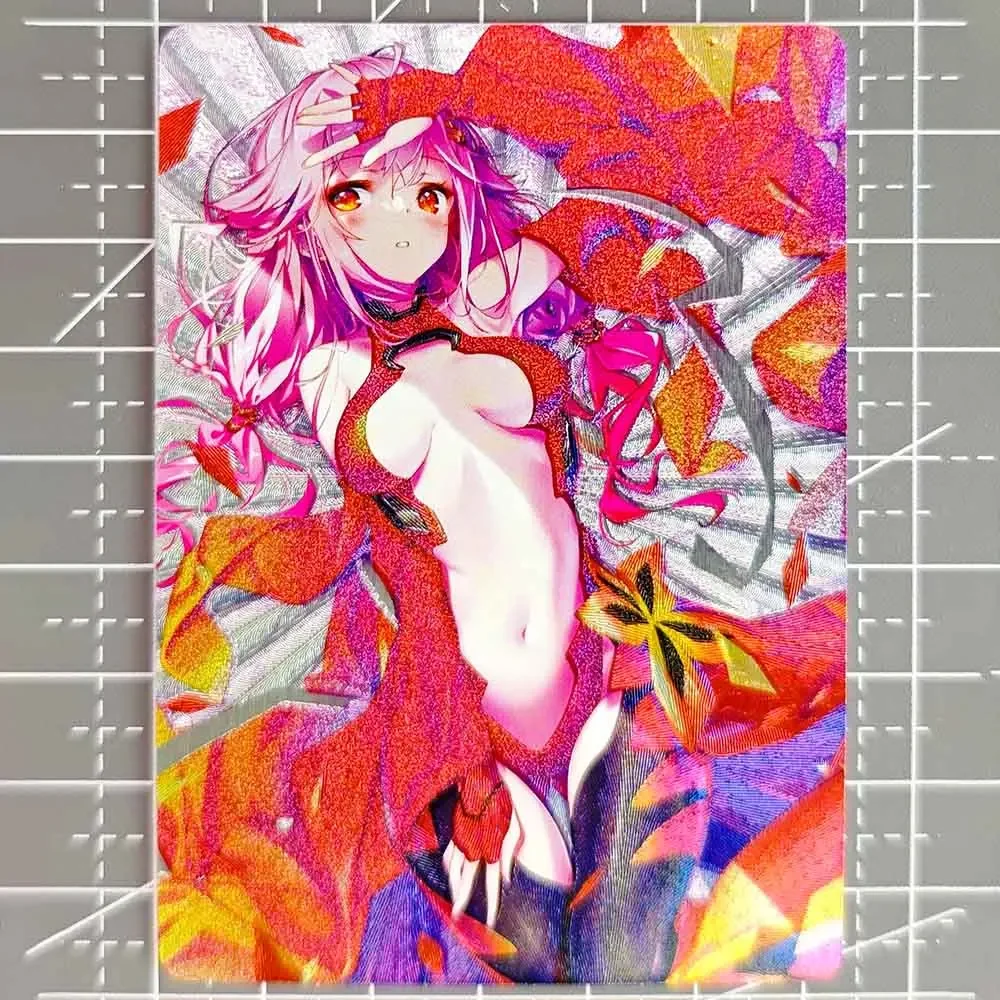 DIY Guilty Crown Homemade Series 1pcs M Painter INORI YUZURIHA Rough Flash Card Anime Peripheral Game Collection Card Gift