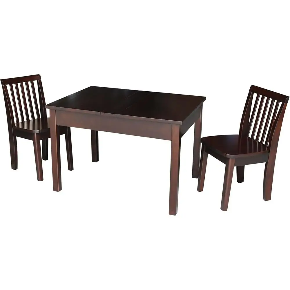 

3-Piece Storage Kids Table and Chair Set - International Style