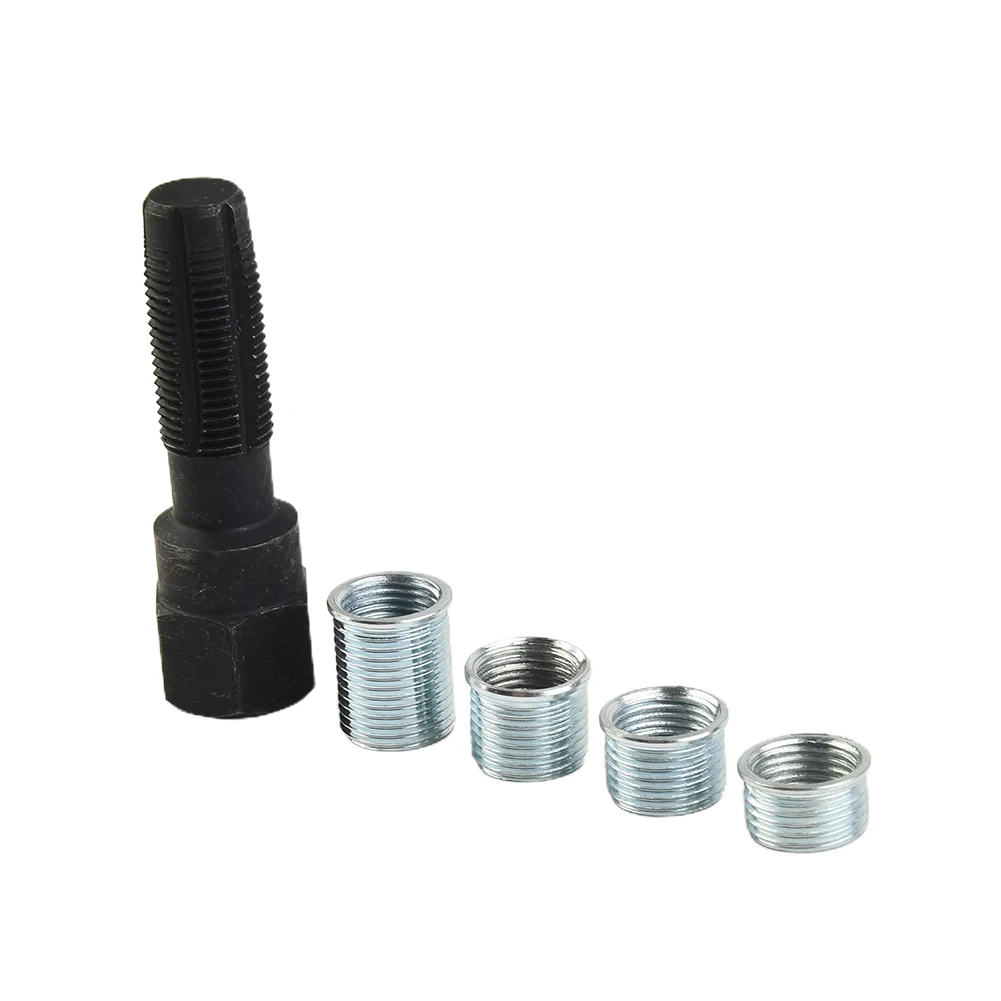 For Car Insert Reamer Repair Spark Tool Inserts Kit Rethreader Spark 1 Set Black For Spark Wires For Car Insert