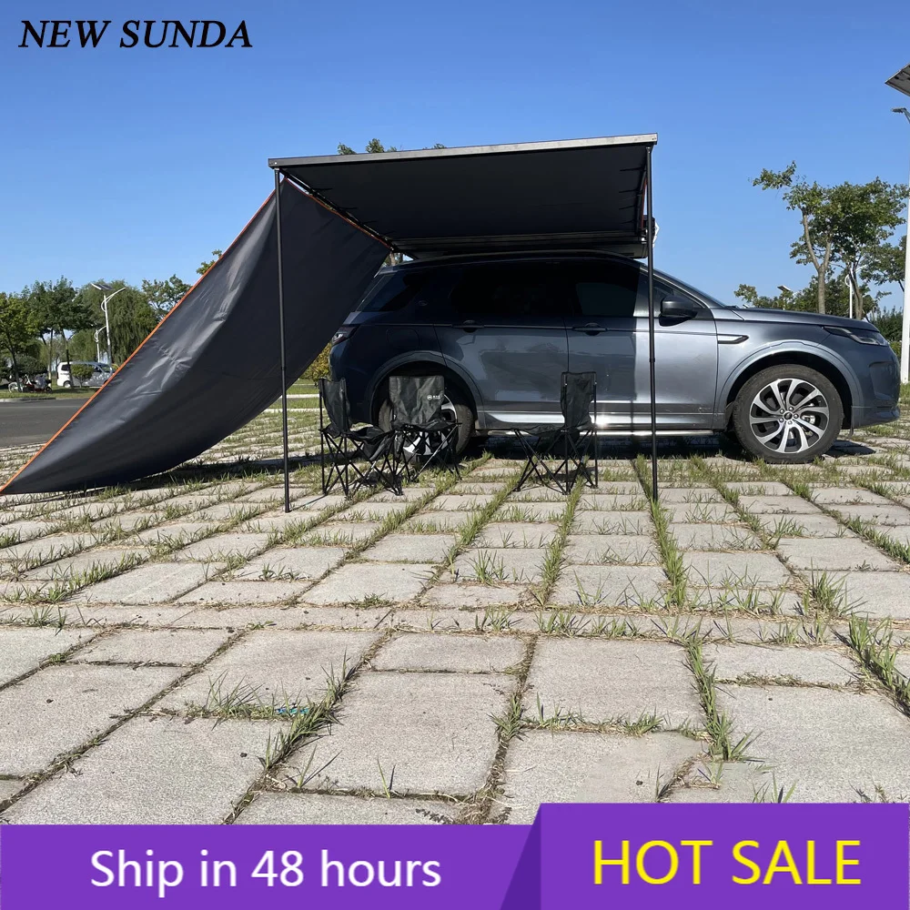 

YTYIN Outdoor Wholesales Price Tarpaulin Aluminum Retractable Roof Top Tent Car Side Awning for Camping