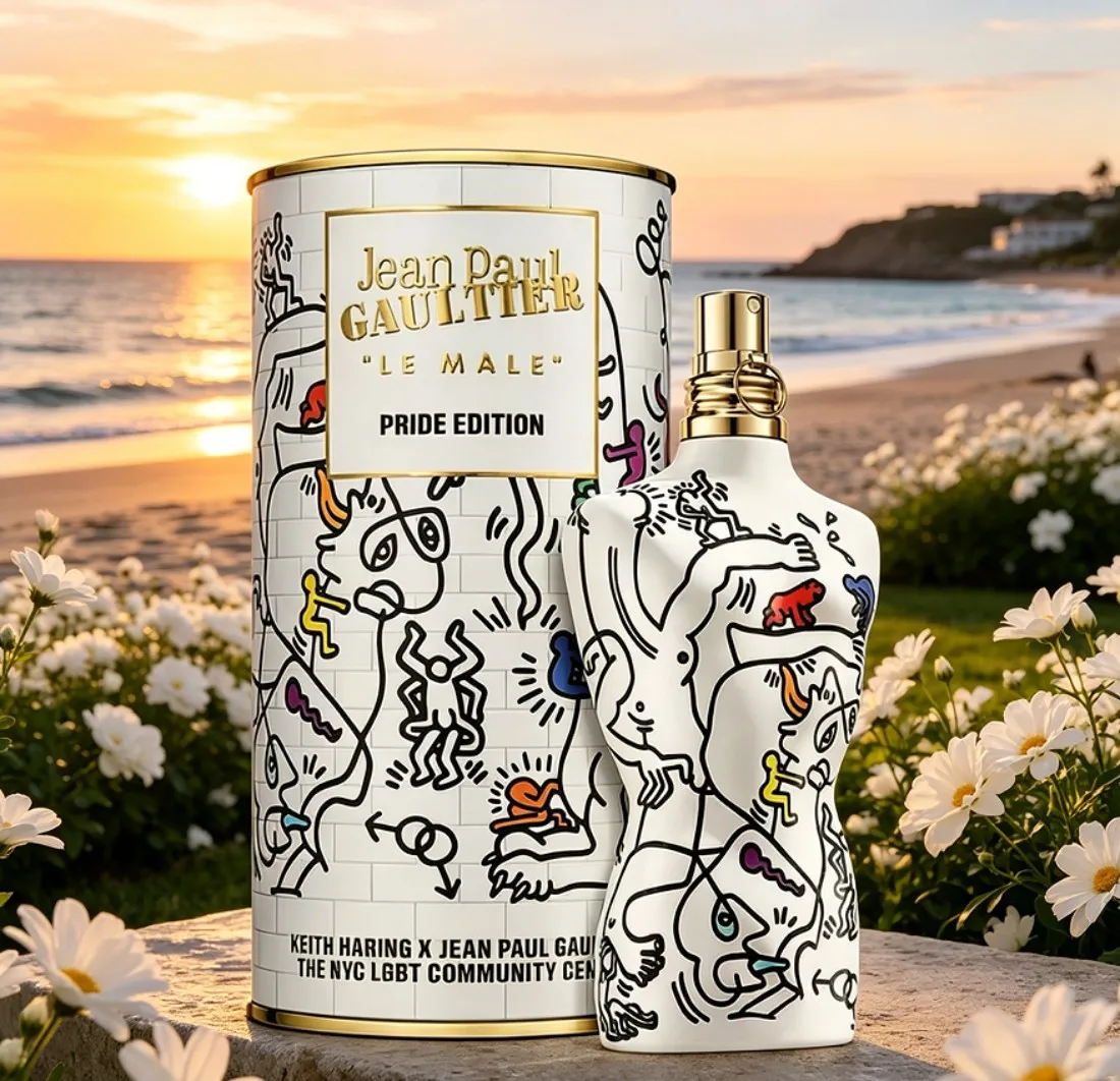 Jean Paul Gaultier Le Male Pride Edition Fragrant citrus flower fragrance, neutral perfume spray, 4.2oz125ml, lasting fragrance, suitable for multiple places, exclusive, gift choice view 4
