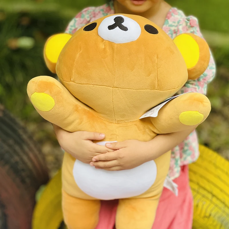 Rilakkuma Plush Animal Kuma Plushies Lovely Bear Stuffed Doll Kawaii Room Decor Toys Hobbies Lovely Birthday Xmas Gift For Kids