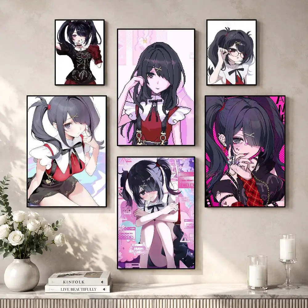 A-Ame Chan Needy Streamer Overload Poster Versatile HD Waterproof Wall Art Self-Adhesive Decor for Any Space Ideal Gift