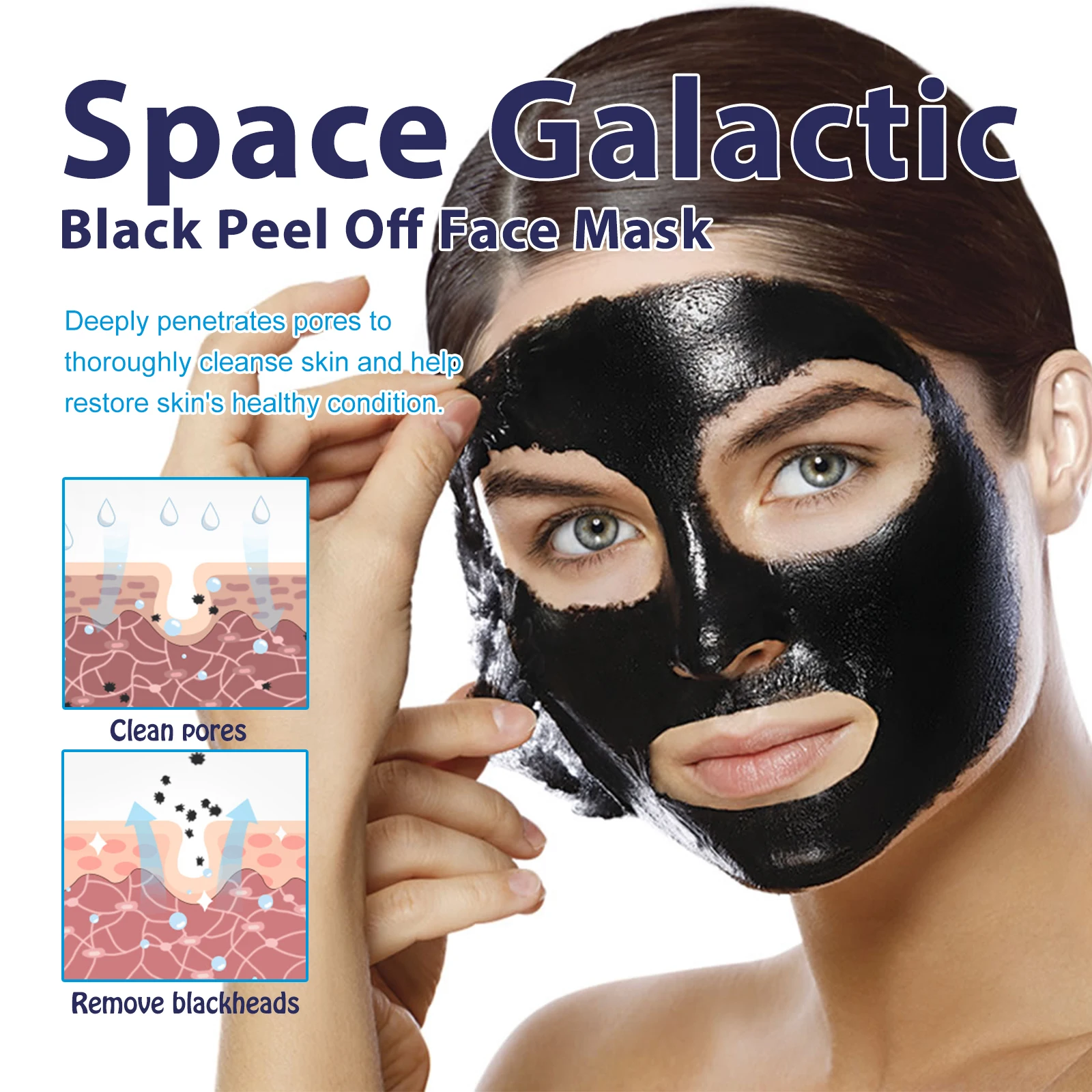 Blackhead removal mask cream oil control nose blackhead mask acne deep cleansing beauty cosmetics women\'s skin care products