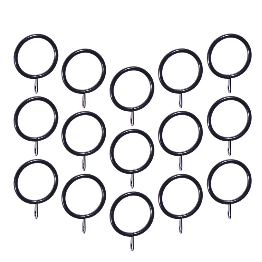 

20Sets Metal Curtain Rings Thick Design Reliable Use Various Curtains Easy Install Smooth Slide Curtain Rings