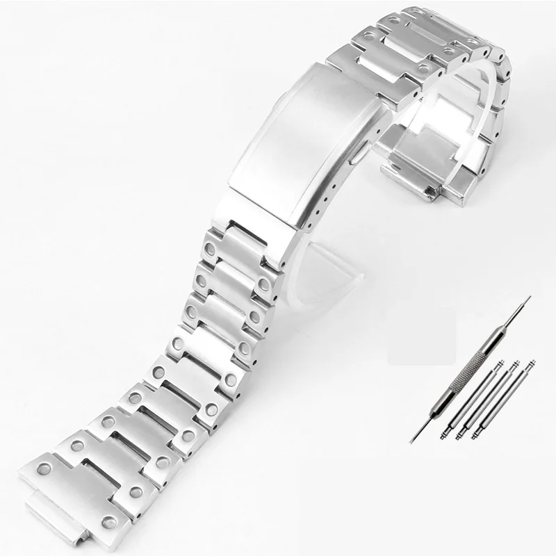 

ENXI Stainless Steel Watchband Suitable for Casio Edifice EFB-680 Series Convex Interface Metal Accessories