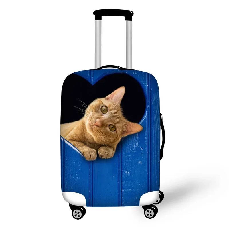 Blue Board Dog Cat Travel Accessories Suitcase Protective Covers 18-30 Inch Elastic Luggage Dust Cover Case Stretchable Bag