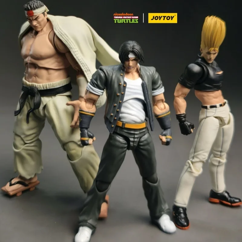 [in-stock]-joytoy-snk-1-18-action-figures-kof-98um-hero-team-kyo-kusanagi-goro-daimon-benimaru-nikaido-3pcs-model-toy