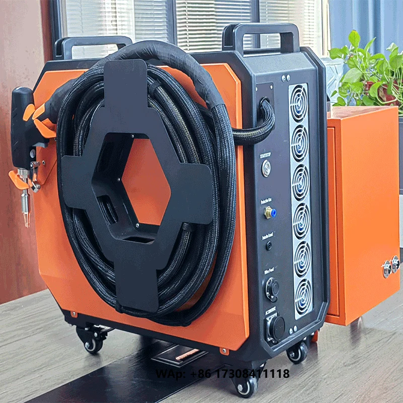 Dachuan 1500w Small Mini Metal 3 in 1 Portable Air Cooled  Welding Machine Manufacturers