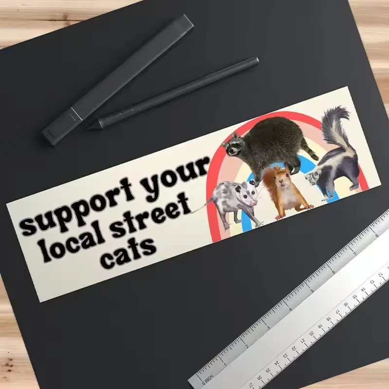 

local street cats for decorating car windows and bumpers Motorcycle stickers helmet stickers funny stickers showing
