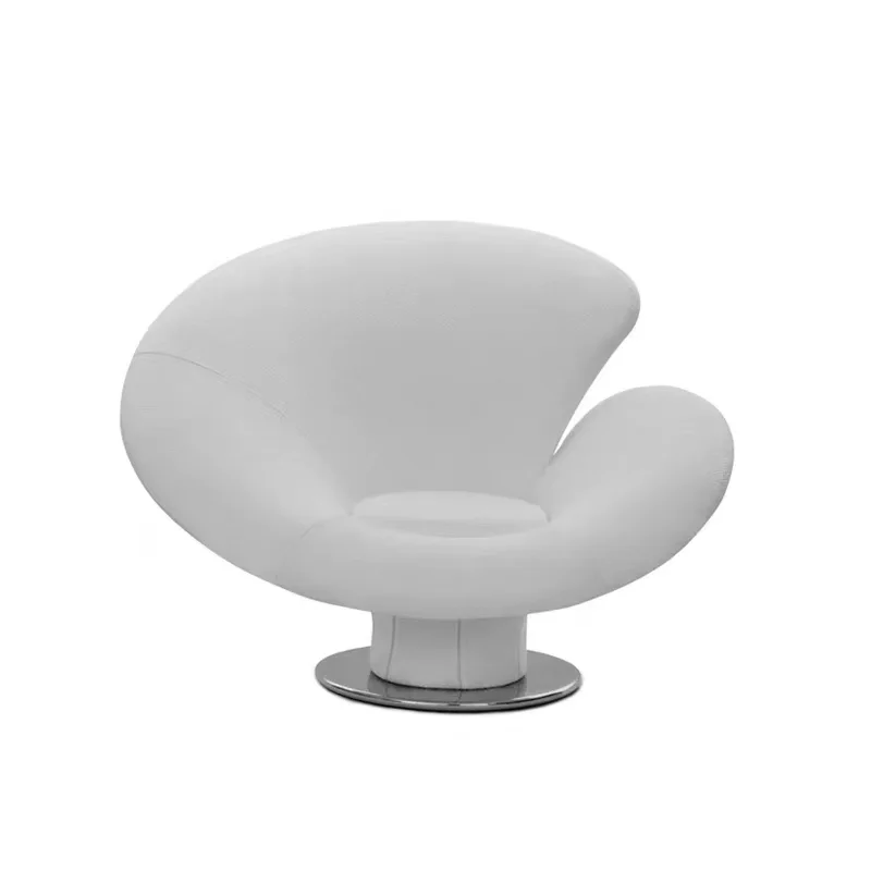 Customized Nordic Designer FRP Art Creative Horseshoe-Shaped Ganoderma Chair Light Luxury Lazy Recliner living room furniture