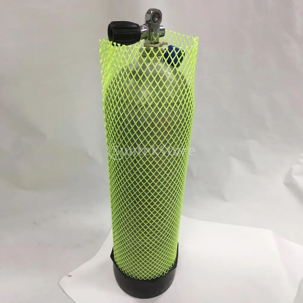 Durable Scuba Diving Tank Mesh Anti-scratch Snorkeling 7.25-8inch Cylinder Net Protector Reusable Dive Tank Protective Sleeve