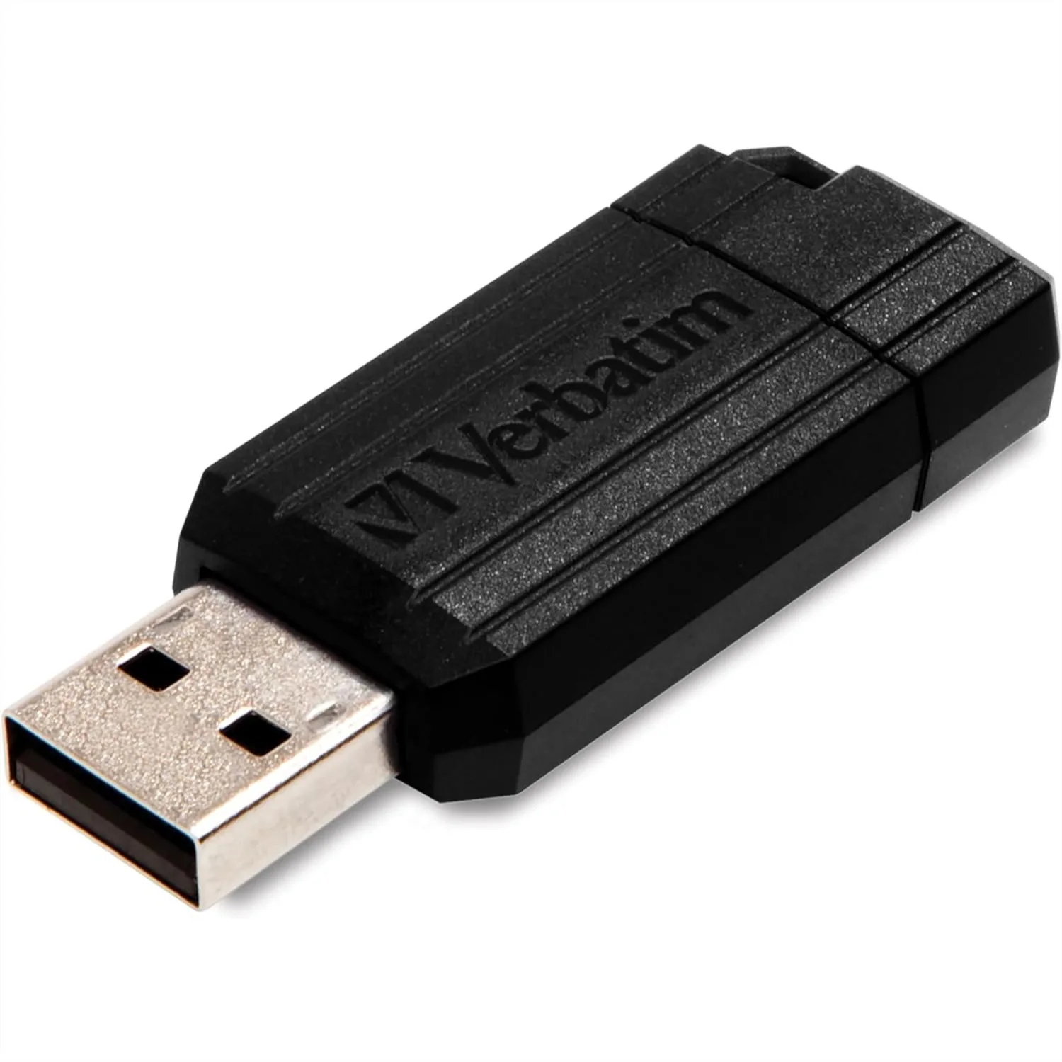 

128GB USB 2.0 Flash Drive Retractable Thumb Drive, Pinstripe Design, Plug and Play, Slim & Lightweight for School, Business,