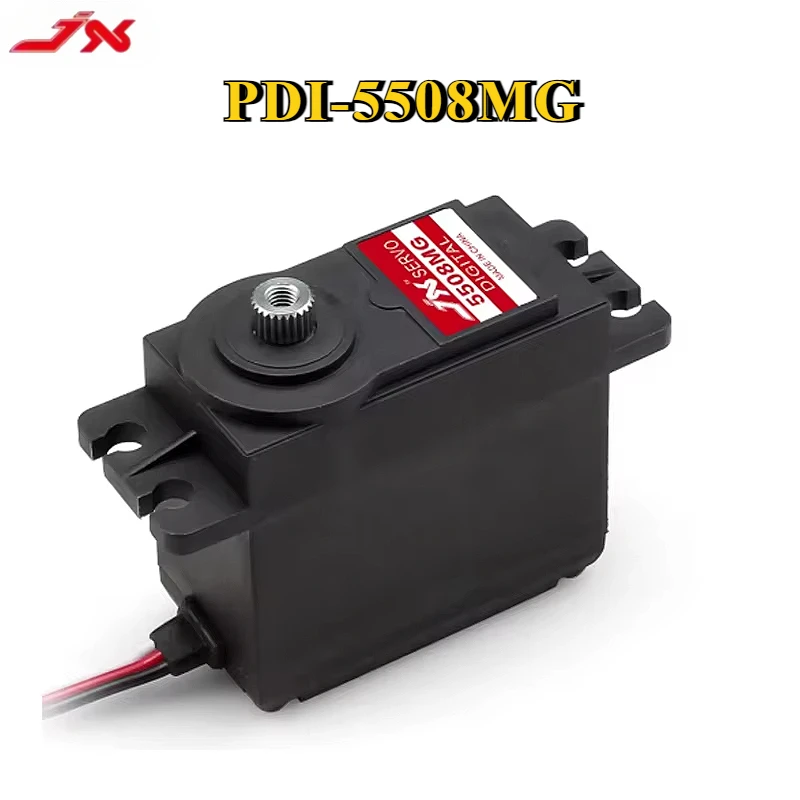 JX Servo PDI-5508MG 55,6g 8,2 kg Servo Digital de engranaje de Metal sin núcleo para helicóptero RC coche camión Buggy Robot brazo barco