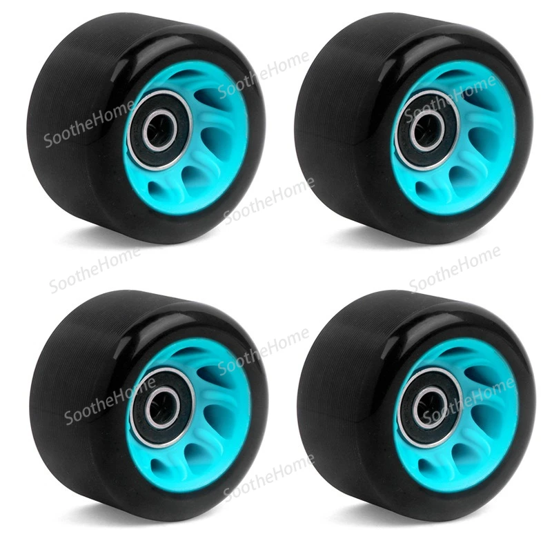 58*39 double-row roller skates accessory speed skating shoes wheels 95A racing line wheels four wheels double-row  sneakers