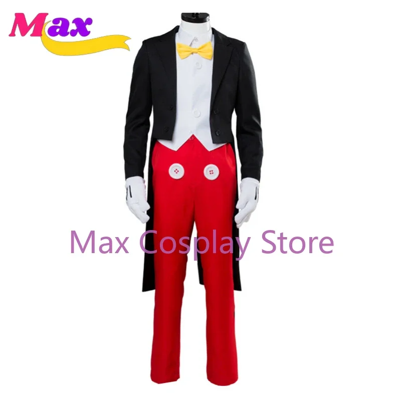 

Max Cos Микки для взрослых и мужчин, волшебник, ужин, одежда, полный костюм, униформа, костюмы для косплея на Хэллоуин