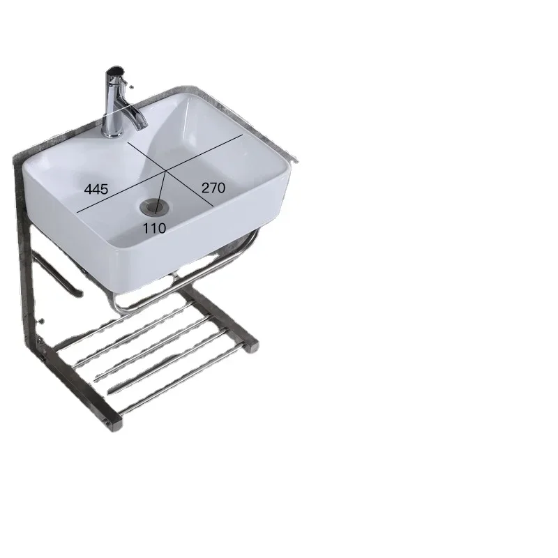 

~Balcony Wall-Hung Basin Small Apartment Wall-Mounted Washbasin Wash Basin Oval Bathroom Inter-Platform Basin