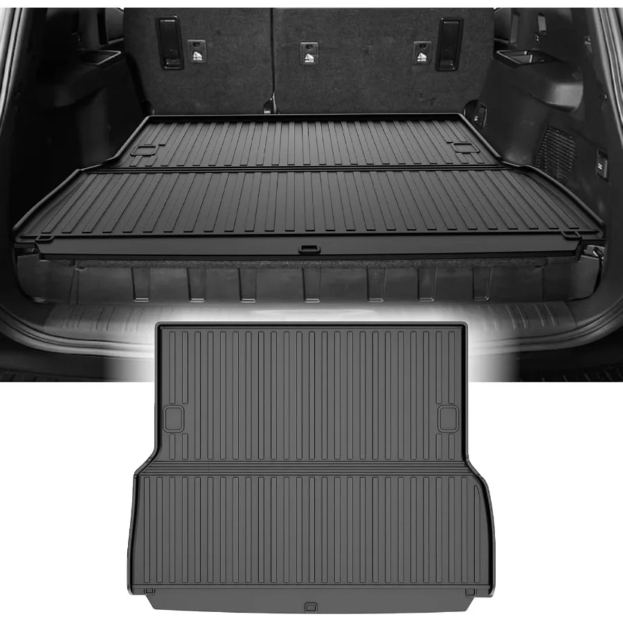 

Cargo Mat Compatible with Land Cruiser GX550 20242025: TPE All Weather Protection Car Cargo Liner for Interior Accessories Dur