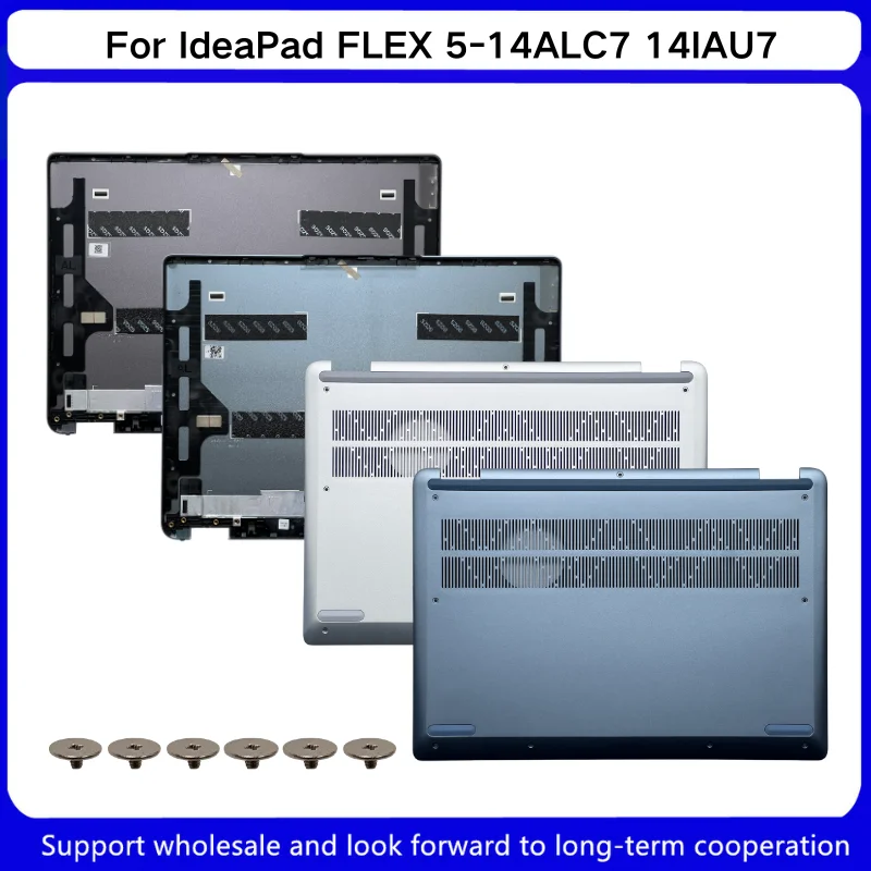 New For Kailxuling IdeaPad FLEX 5-14ALC7 14IAU7 Flex 7 14IAU7 IRU8 LCD Back Cover Rear Lid A Shell/Bottom Case 4600RH170002
