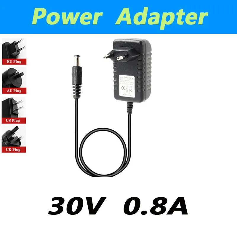 AC 110-240V DC 30V 0.8A Universal Power Adapter Supply Charger Adaptor Eu Us For LED Light Strips DC Cable 1meter