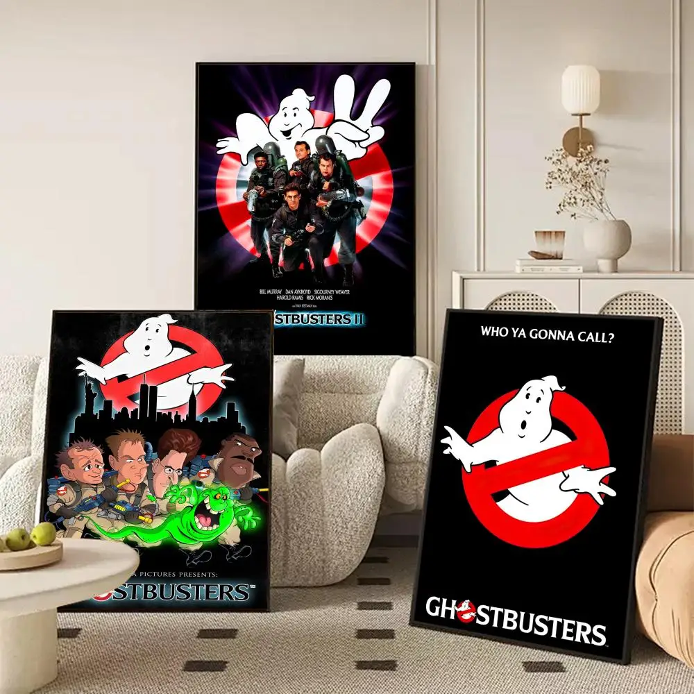 الفيلم الكلاسيكي G_GhostbusterS HD قماش الكتان المشارك جدار الفن يطبع لغرفة المعيشة غرفة نوم مكتب هدية تزيين المنزل