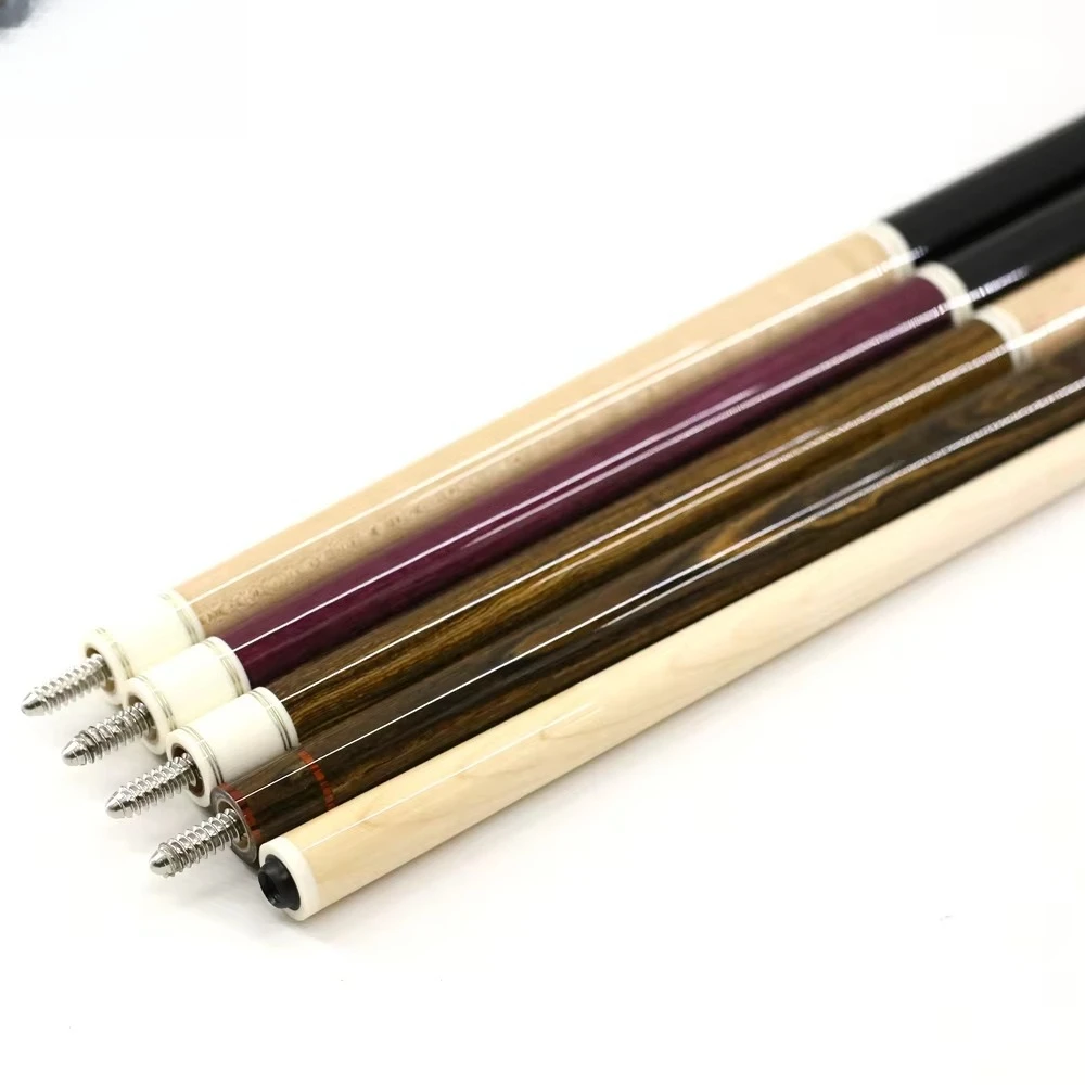 Xmlinco Cueelf  12mm 142cm Hard Canada Maple Shaft Cocobolo Wood Butt Carom Billiard Cue