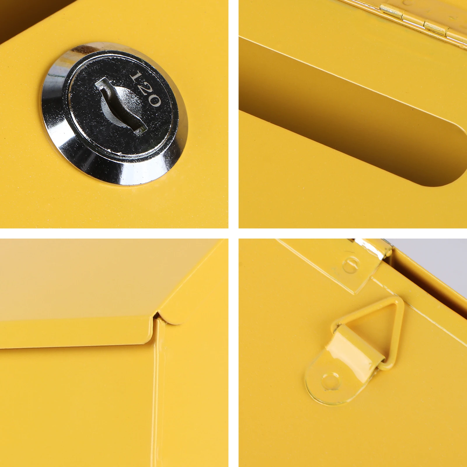 

1Pcs European Style Iron Mailbox Creative Letter Box Waterproof Retro Design Mail Storage Box Mailbox Suggestion Case