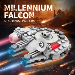 100+pcs Building Blocks Kit Millennium Falcon Fighter Toy Gift Science Fiction series Happy Gift for children adult