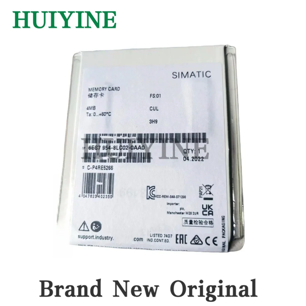 New Original 6ES7954-8LC02-0AA0 6ES7 954-8LC02-0AA0 SIMATIC S7 Memory Card