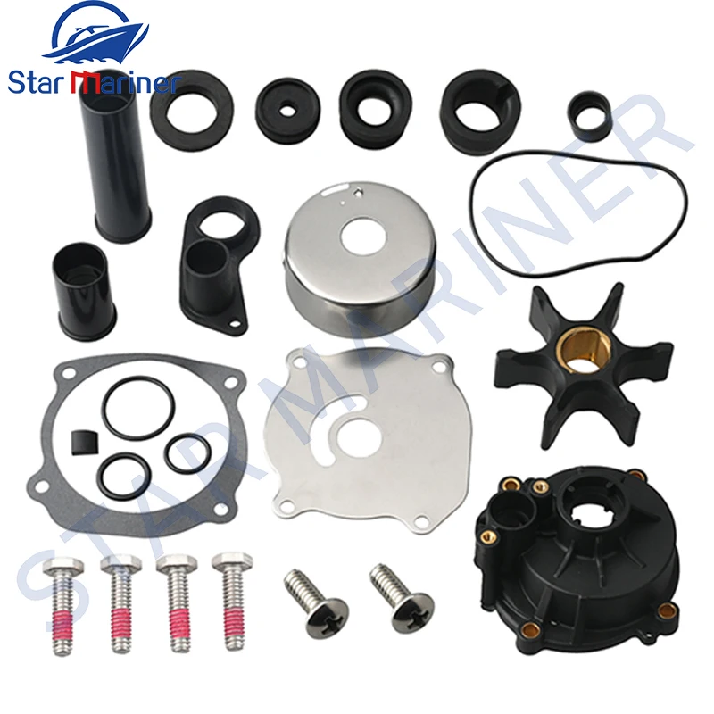 5001595 Water Pump Repair Kit 435929 With Housing For Evinrude Johnson Outboard Motor OMC BRP V4 V6 V8 75-250HP Boat Engine Part