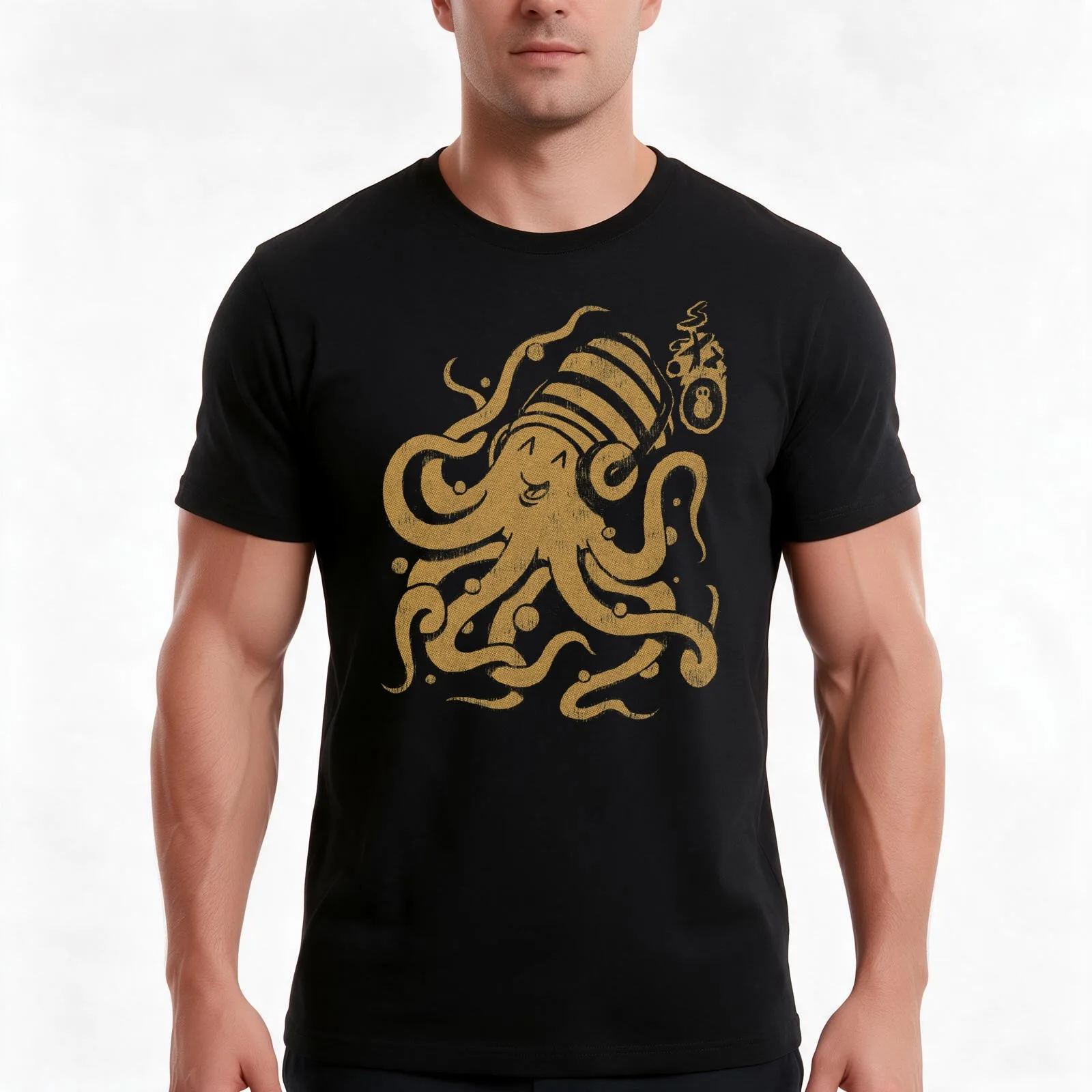 Golden shimmer T-Shirt, Summer Casual Cotton Tee, Oversized Streetwear Tops, Vintage Graphic Print, Loose Fit Short Sleeve