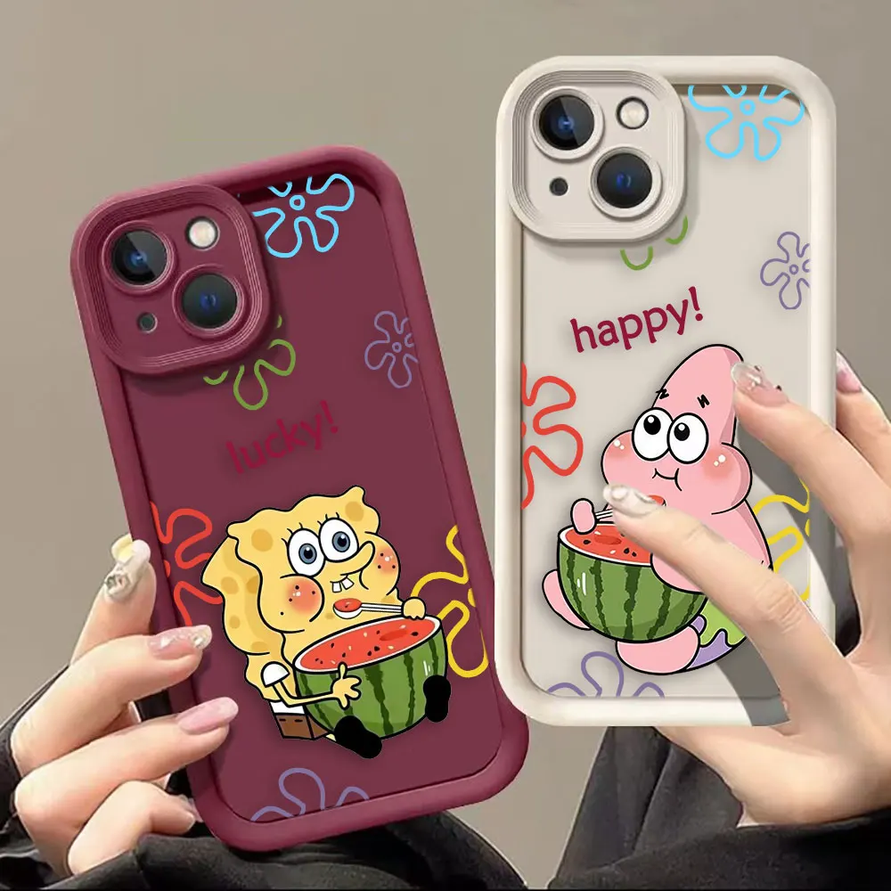 Lucky S-SpongeBob SquarePants Cover Phone Case For Google PIXEL 7 8 7A 8A 9 Oneplus 11 10R 8T NORD CE 4 LITE ACE 2 3 Case Funda