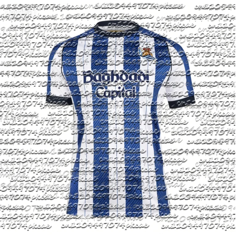 

Футболка Real Sociedad 2026 для детей и взрослых, быстросохнущая, для ежедневных тренировок, семейного образовательного стиля