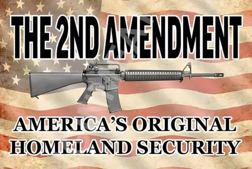 2nd Second Amendment Sign V1 8