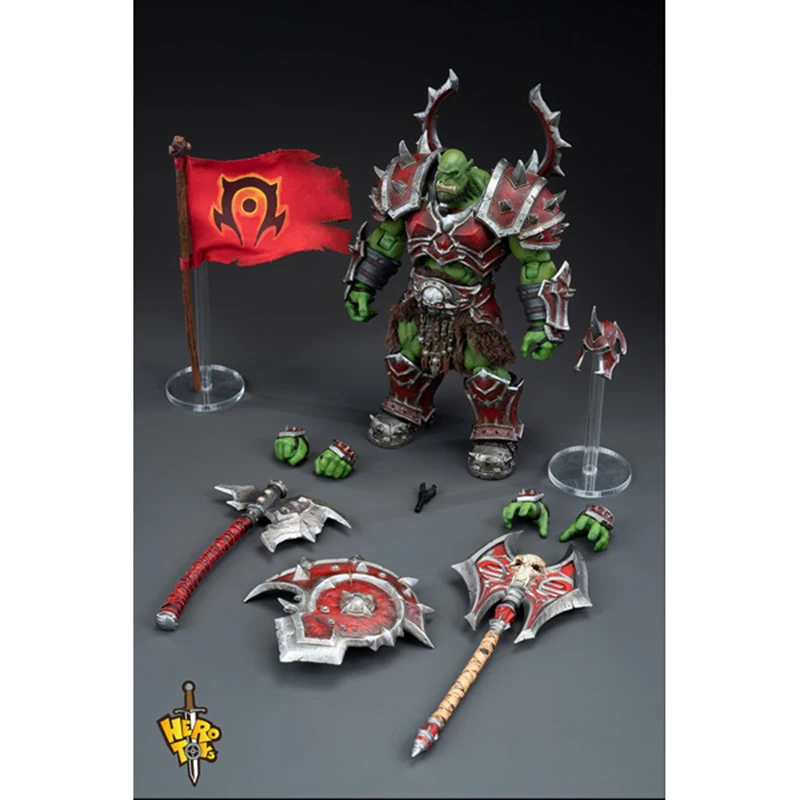

100% Original Hero toys Orc Commander Elite Warrior Kukaron 7-inch Genuine In Stock Figure Model Toys