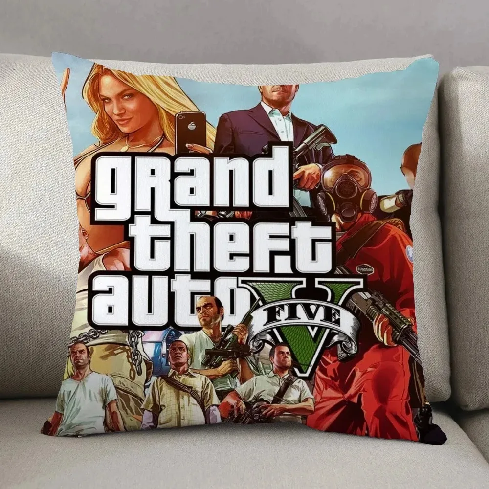 

Sleeping Pillows Cover for Pillow Covers Decorative Luxury Double-sided Printing G-Grand Theft AutoS Home and Decoration Cushion