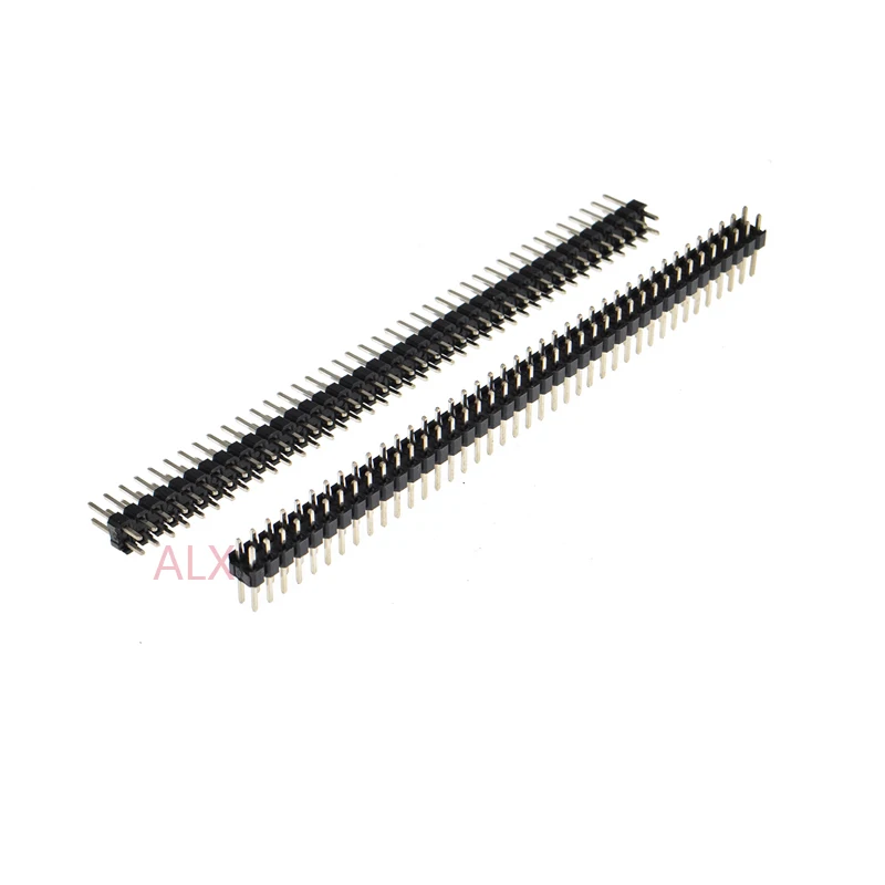 

5PCS 2X40 PIN Double row MALE 2.54MM PITCH PIN Header connector Strip 2X40PIN 2*40 40p 40PIN FOR PCB BOARD ARDUINO