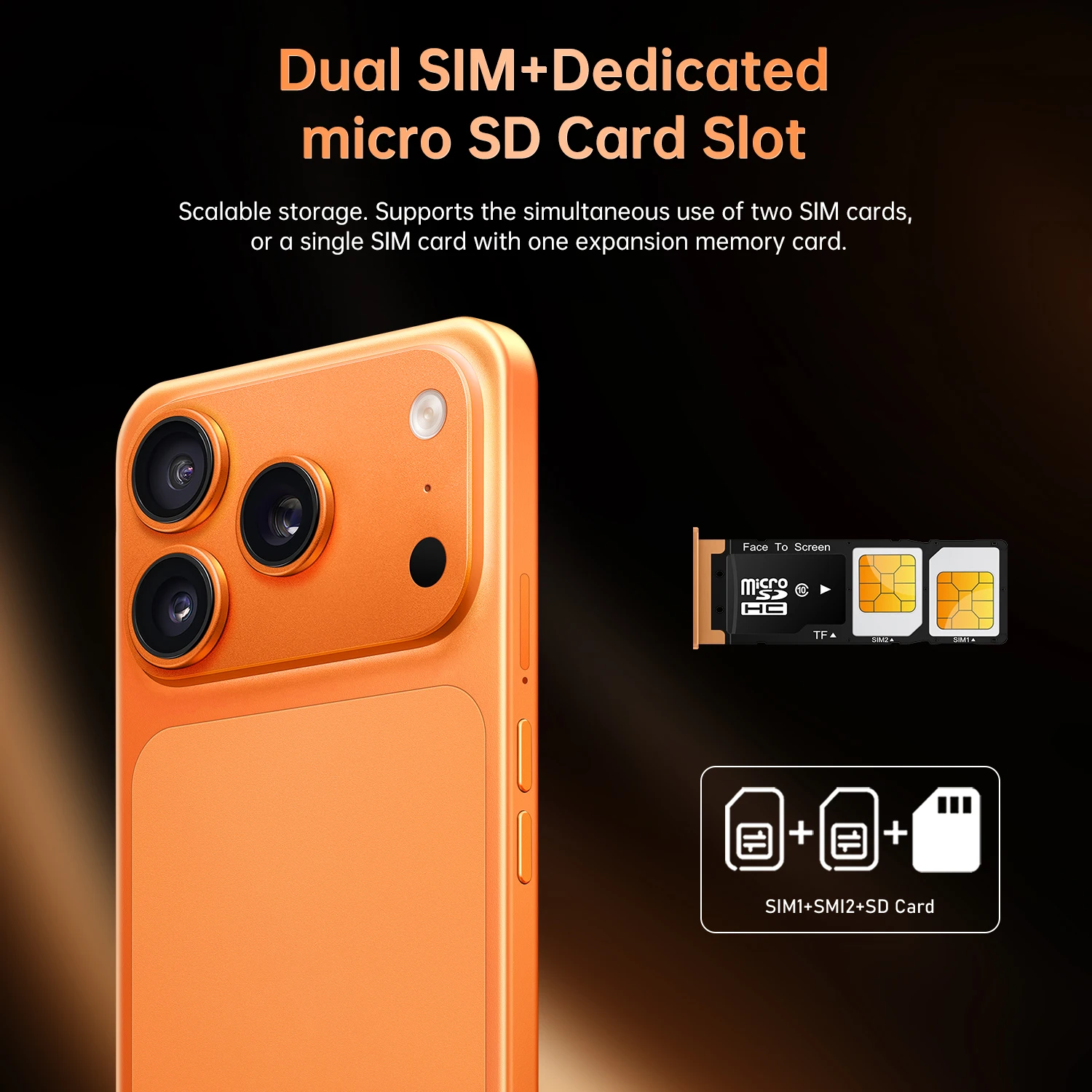 SURGAZE Global Version i17Promax Smartphone 5G Android 5300mAH 12GB RAM 512GB ROM 6.6Inch 24+48MP 5G Network Mobile Phone