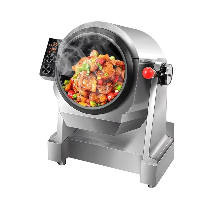 

3500 Вт Коммерческая электромагнитная газовая плита для домашней кухни, настольный кухонный робот, вращающаяся машина для жарки и перемешивания