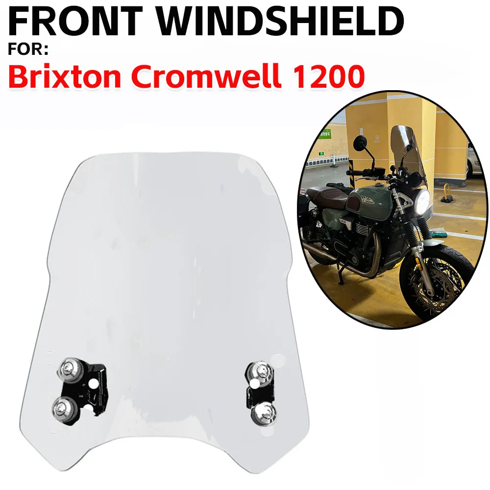 For Brixton Cromwell 1200 X Motorcycle Accessories Windshield Windscreen Visor Wind Screen Deflector FOR BRIXTON CROMWELL 1200X