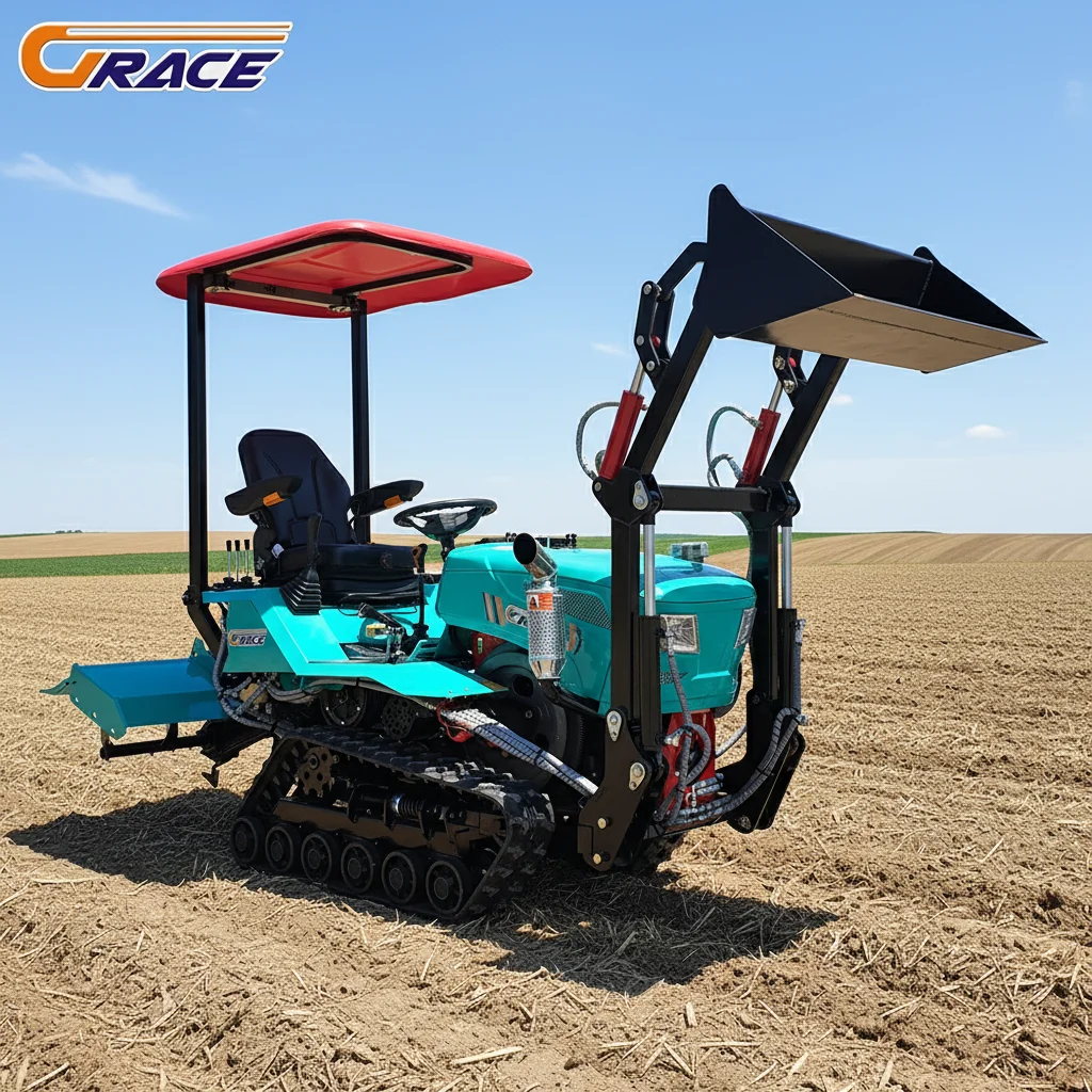 

Customize Small Crawler Tractor Compact Design For Orchard And Greenhouse Use