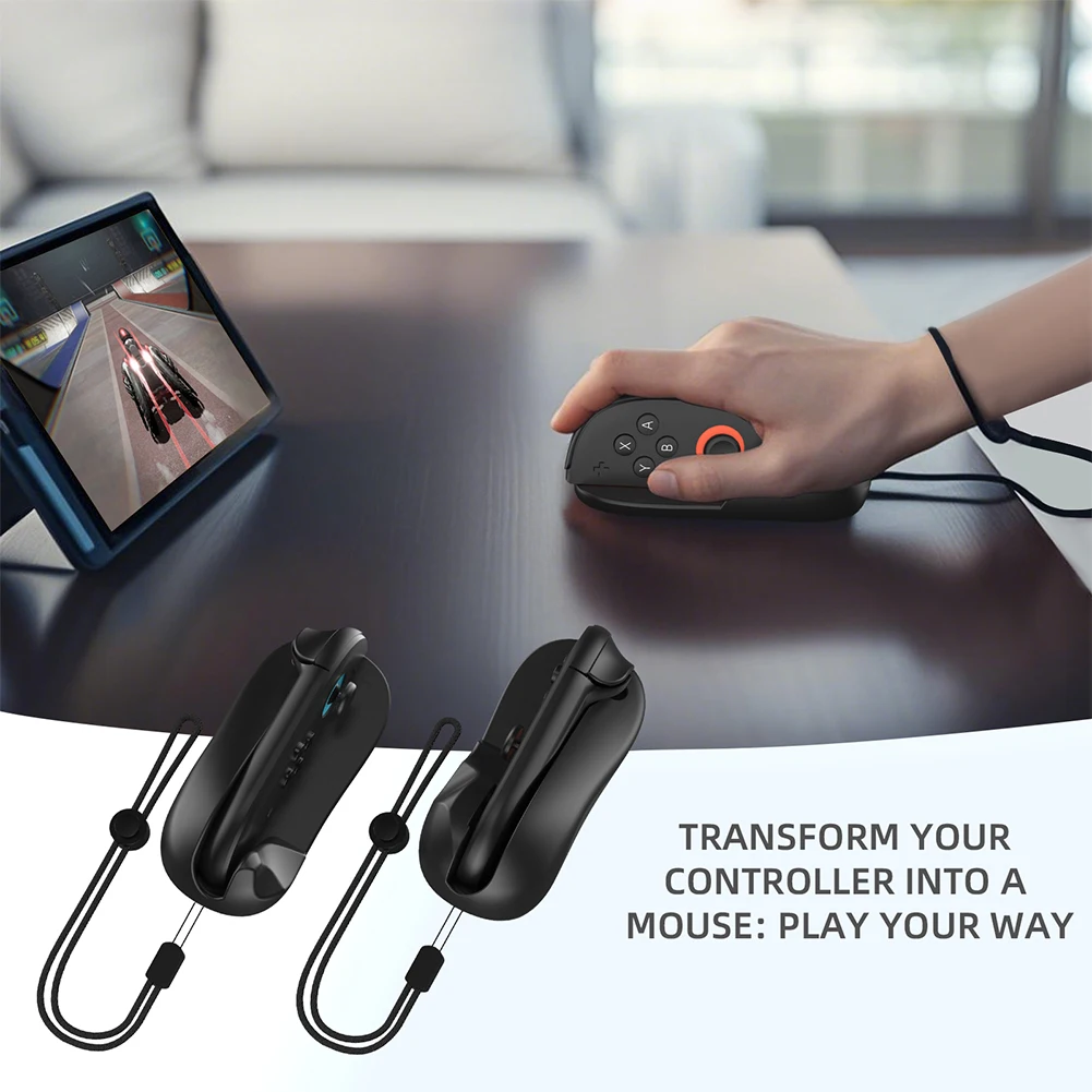 2 قطعة الفئران المحمولة الصغيرة مريح اليسار + اليمين تحكم قوس حامل حامل مقبض اللعبة الحال بالنسبة ل NS2 Gmaing اكسسوارات