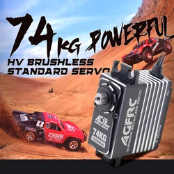 AGFRC A81FHM 74KG Super Torque HV 4 poli motore Brushless programmabile Servo digitale per 1/8 RC auto camion aereo Buggy Boat