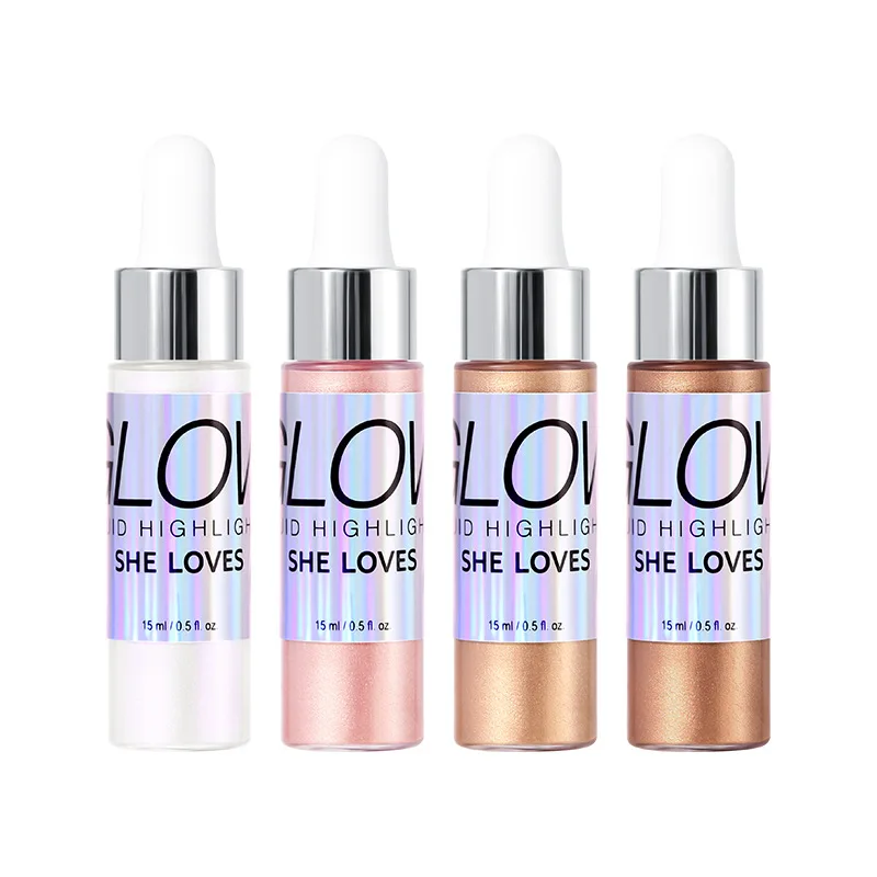 

Хайлайтер для макияжа SHELOVES, жидкая контурирующая жидкость для лица, яркость, хайлайтер, Праймер, бронзер, фотокосметика