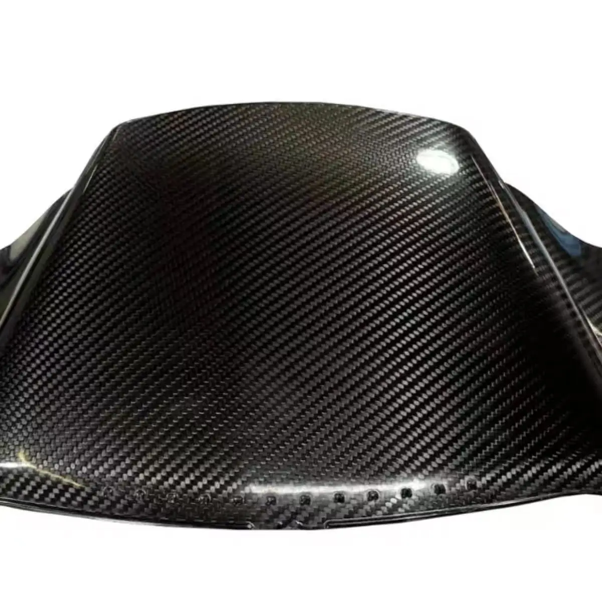 

Black 3K Twill Glossy Carbon Fiber Motorcycle Fairing Windshield For 2014-2023 Road Glide