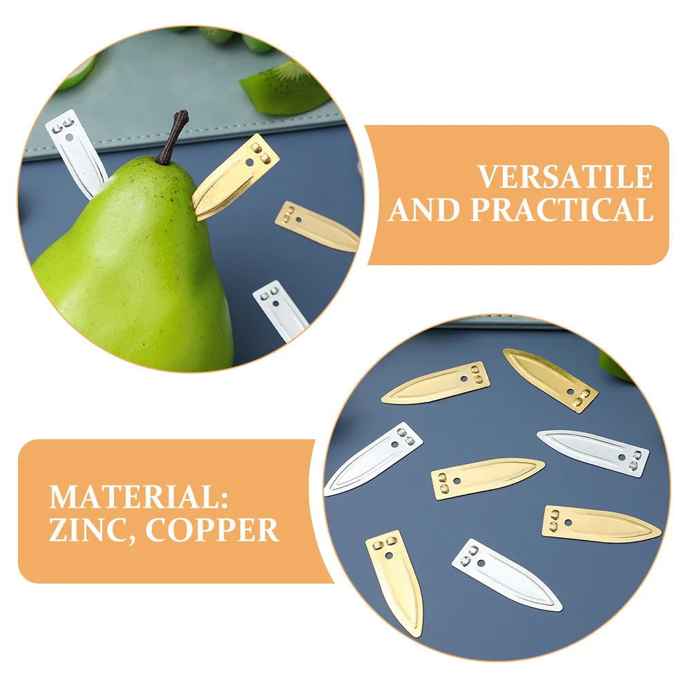 24pcs Zinc Copper Strip Rods Zinc Metal Supplies For Diy Fruit Power Generation Experiment Material