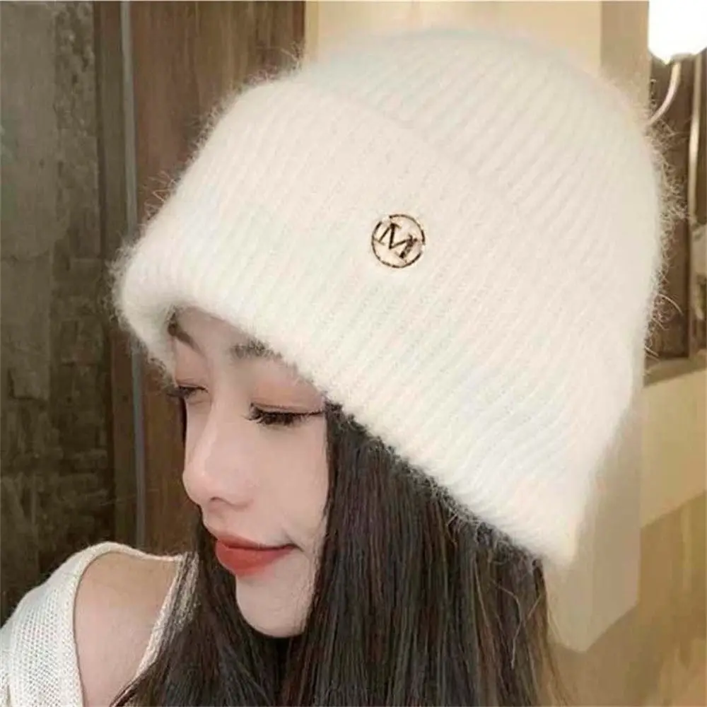 Casual Keep Warm Knitted Hat Windproof Coldproof Ear Protection Beanies for Autumn Winter