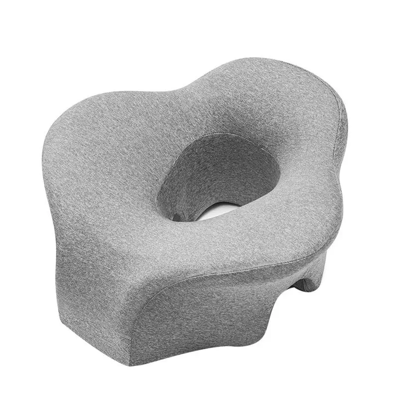 

IALJ-Dual Exhaust Holes Face Down Pillow For Massage Headrest For Bed, For Massage Table Compatible Memory Foam BBL Pillow