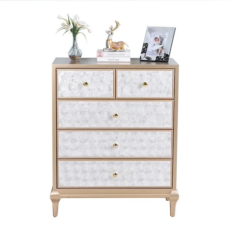 

chest of drawers small apartment locker storage cabinet European style bedroom