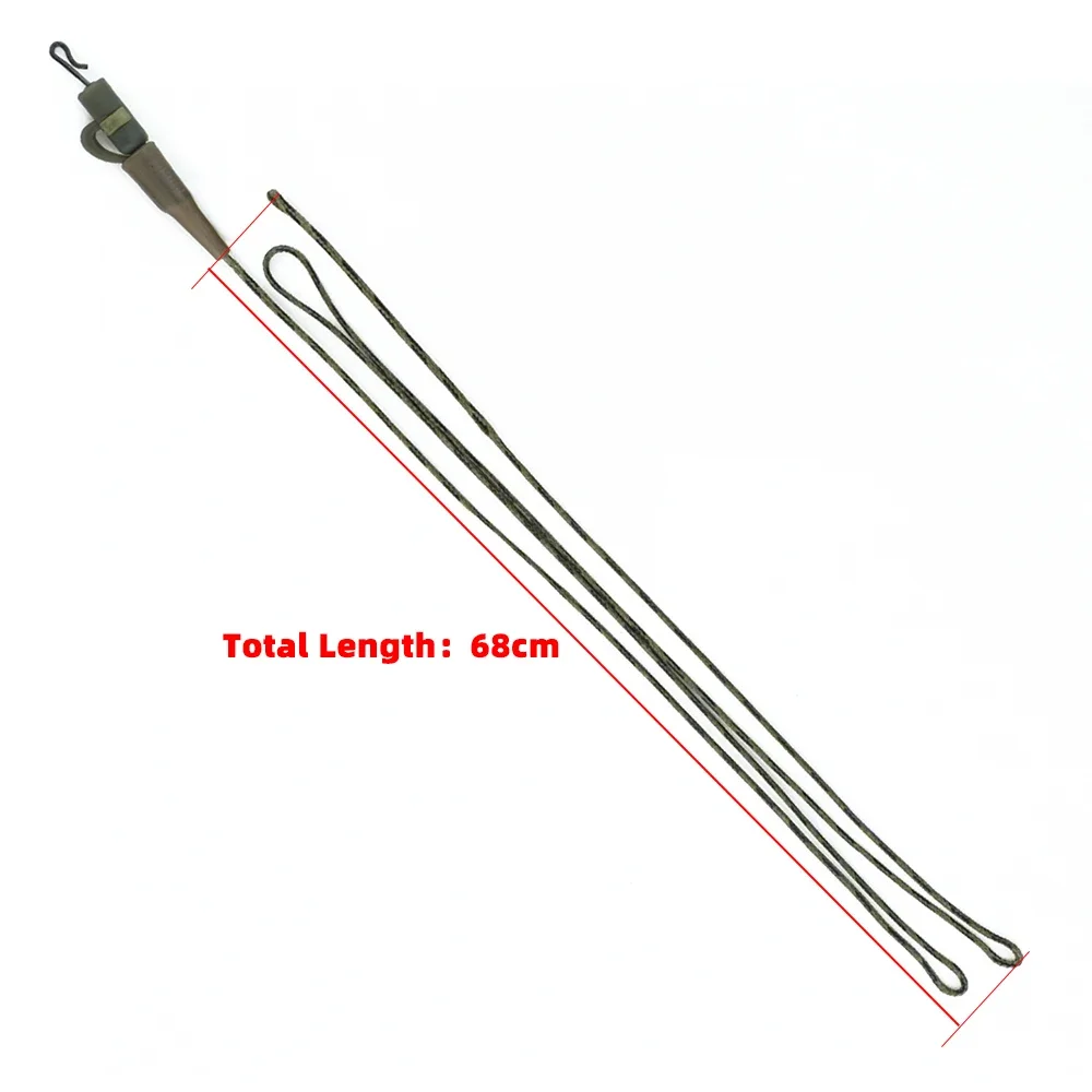 Hirisi 3PCS/PACK Carp Fishing Lead Core With Helicopter Rigs Braided Fishing Line for Carp Rig Lead Clip Fishing Accessories